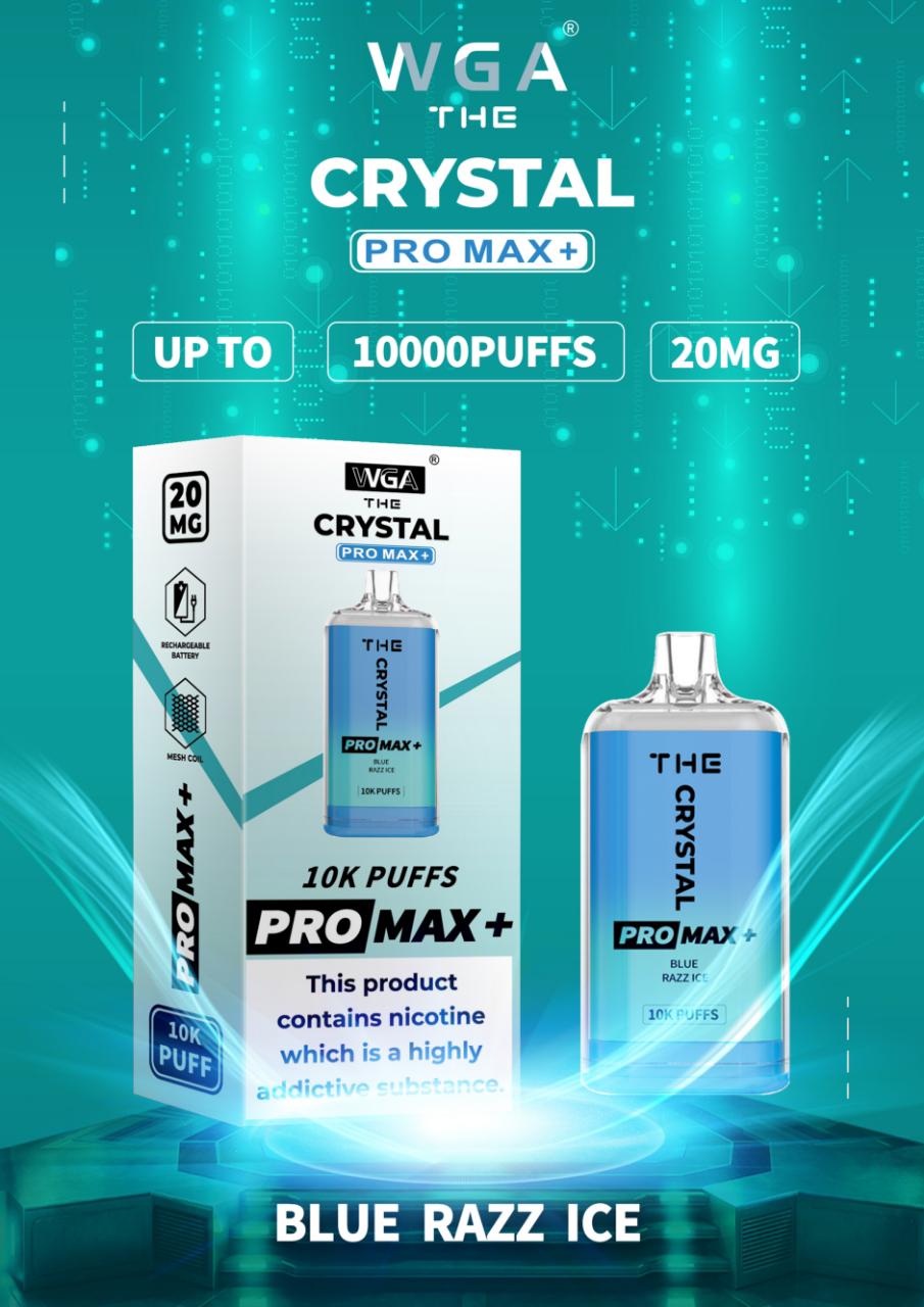 The Crystal Pro Max + 10000 Züge Einweg Vape