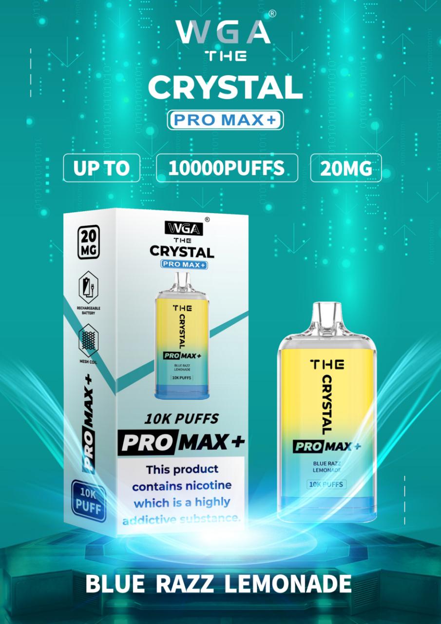 The Crystal Pro Max + 10000 Züge Einweg Vape