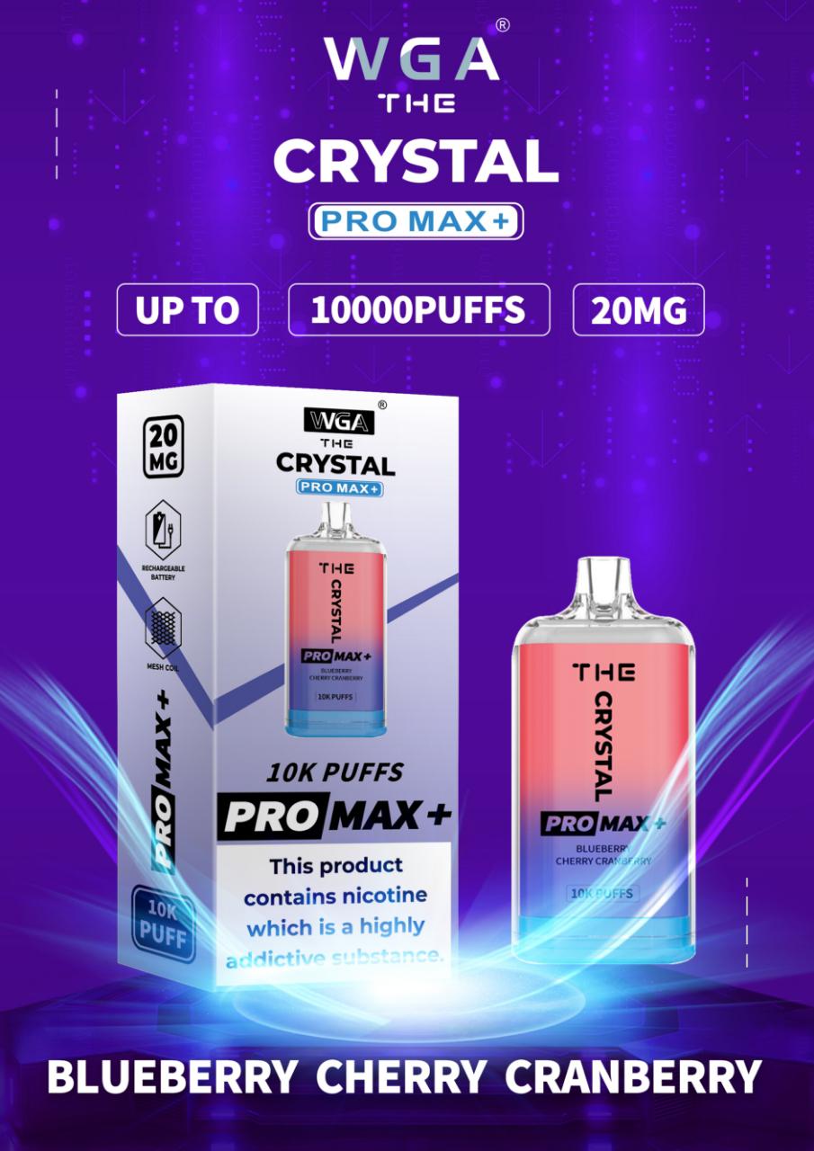 The Crystal Pro Max + 10000 Züge Einweg Vape