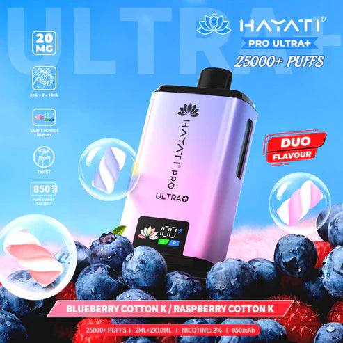 Hayati Pro Ultra Plus 25000 Puffs Disposable Vape