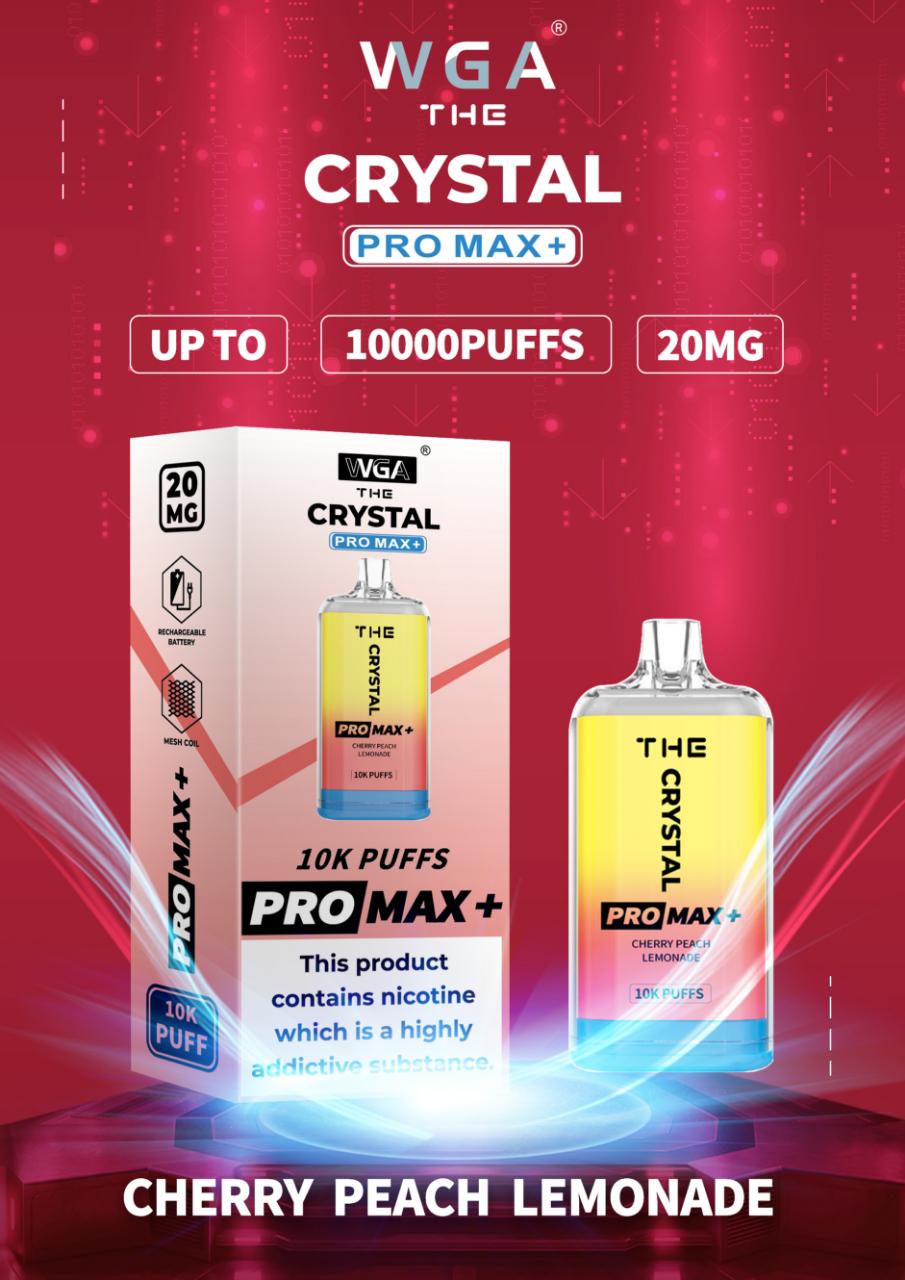 The Crystal Pro Max + 10000 Züge Einweg Vape