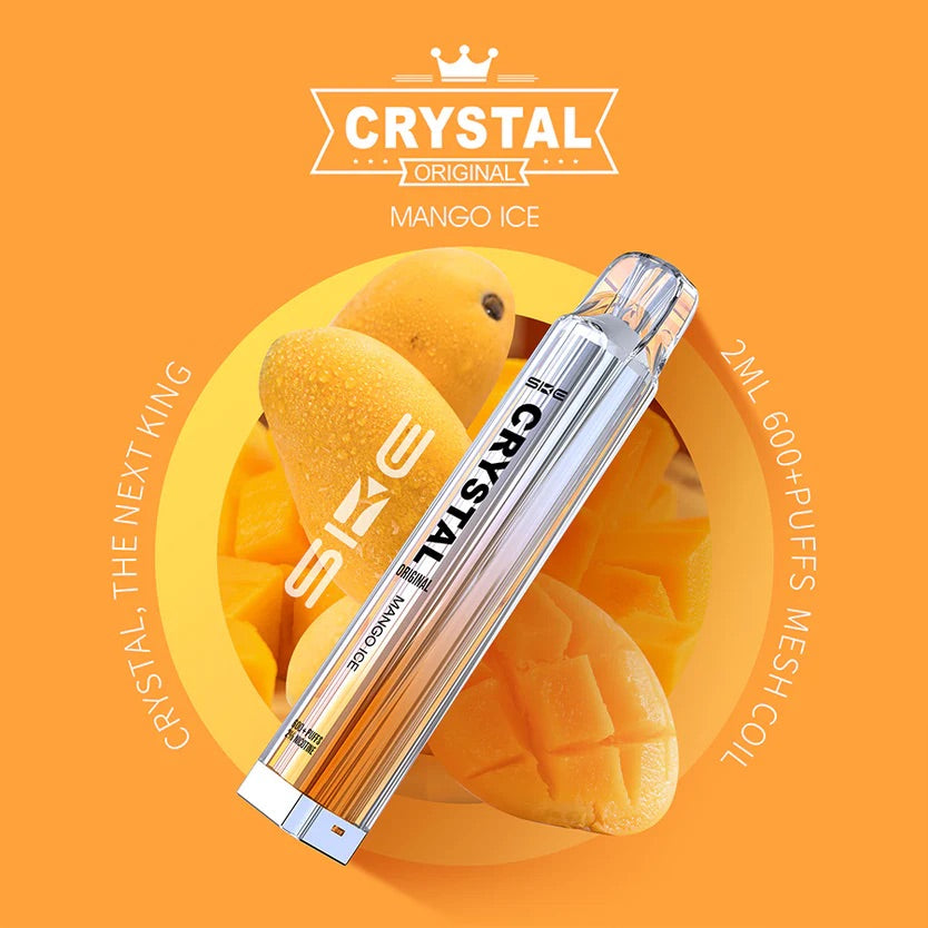 SKE Crystal Bar 600 Züge Einweg Vape (Schachtel mit 10 stück)