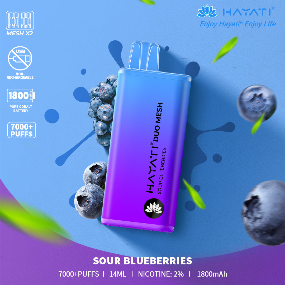 Hayati Duo Mesh 7000 Züge Einweg Vape