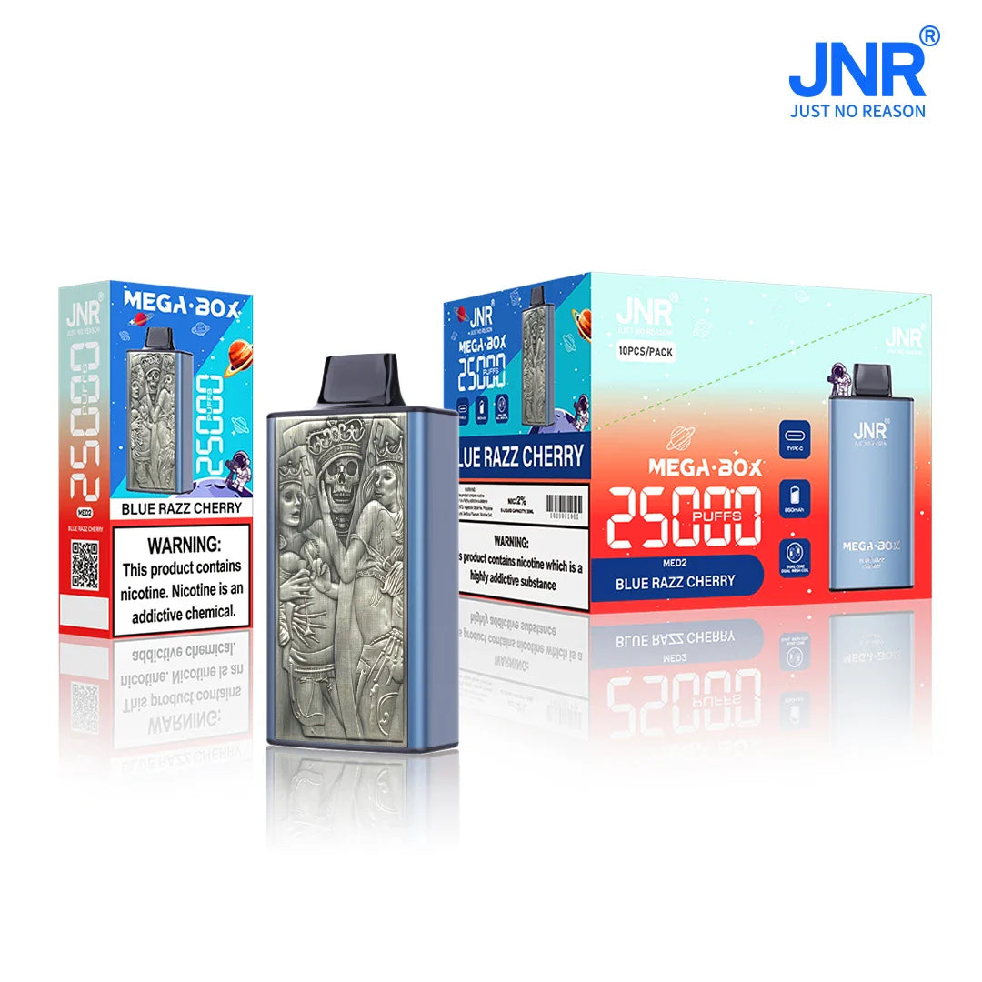 JNR Mega Box 25000 Zuge Einweg Vape