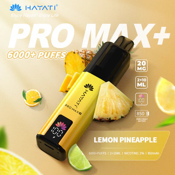 Hayat Pro Max+ 6000 Puffs Disposable Vape (Box of 10)